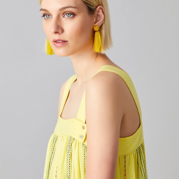 NWOT Megan Park Tassel Earrings - Picture 3 of 3